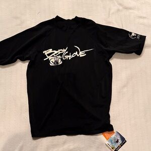 Body Glove Black Tee with White Logo